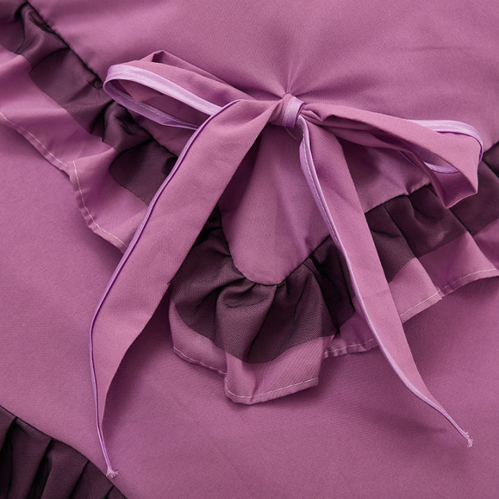 Korean%20Princess%20Style%20Pillowcase%20with%20Large%20Lace%20Ruffle%20Girls%20Home%20Bedroom%20Decorative%20Soft%20Washed%20Cotton%20Pillow%20Cover%2048x74cm%20-%20Image%202
