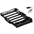 Metal Roof Luggage Rack With Led For 1/18 Rc Crawler Car Traxxas Trx4m Bronco Defender. 