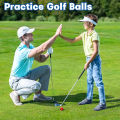 30 Pack Practice Golf Balls,41mm Plastic Golf Training Balls with a Drawstring Bag Sports Limited Flight for Backyard Home. 