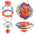 Bey Burst B-201 Zest Achilles Booster Metal Spinning Top 3in1 Modes Gyro Beys with Launcher Grip Gift. 