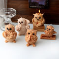 3D Owl Silicone Candle Mold DIY Cartoon Animal Soap Aromatherapy Plaster Resin Making Tools Home Decoration Crafts. 