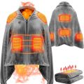 2025 New USB Heated Shawl Blanket, Electric Warming Wrap for Women Men, Rechargeable Battery Powered 3 Heat Settings. 