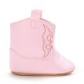 Boys and Girls Baby Boots Soft Bottom Non-slip Baby Foreign-style Western Cowboy Leather Boots Baby Shoes.