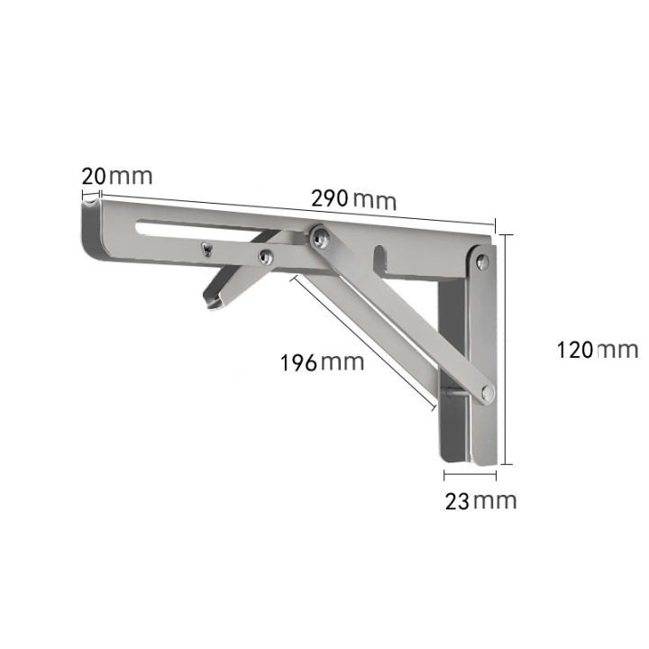 Motorhome%20Silver%20Finish%20Thickened%20Stainless%20Steel%20Mini%20Folding%20Table%20Car%20Accessories%20Campervan%20Folding%20Bracket%20Table%20Shelf%20-%20Image%207