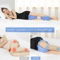 Memory Cotton Leg Pillow Hollow Heart Pregnancy Side Sleeper Sciatica Orthopedic Sciatica Back Hip Relief Pillow For Bed, Sofa. 