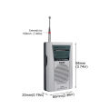 INDIN BC-R60 Classic Desgin Portable AM FM Radio with Built-in Loud Speaker 2AA Battery Operated Pocket Radio Mini Size Radios.