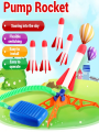 Kids' Rocket Pedal Launcher, Outdoor Rocket Flying Toy, Children's Jumping Sports Toy (Separate Accessory Packs for Purchase). 