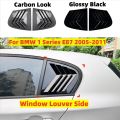Rear Side Window Scoop Visor Cover Louvers Covers Accessories For BMW 1 Series E87 2005-2011 Window Louver Side Vent Trim. 
