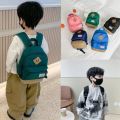 Cute Children's Kindergarten Backpack Boys And Girls Color Block Small Backpack Trendy Hot Sale Of The Season Double Shoulder Ba. 