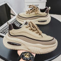Men Casual Sneakers 2025 Spring New Fashion Gym Sports Leisure Shoes Men's Versatile Thick Sole Height Increasing Walking Shoes. 