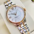 New Stainless Steel Watch Chain Quartz Analog Luxury Wrist Watches For Men Gents Boys Black White. 