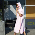 Surf Poncho Changing Towel with Hood Microfiber Beach Blanket Bath Towel Swim Towel Wetsuit Beach Poncho for Adults.