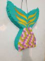 Mermaid Shape Empty Pinata on Disney Theme| Style for Kids / Children Birthday Parties events. 