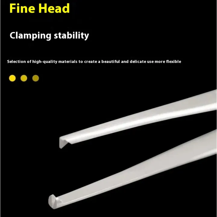 JUSTLANG%20Medical%20Tissue%20Forceps%20Thickening%20Stainless%20Steel%20Toothed%20Forceps%20Hook%20Dressing%20Tweezers%20Straight%20Elbow%20Clamp%20Forceps%20-%20Image%202