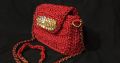 crochet bag. 