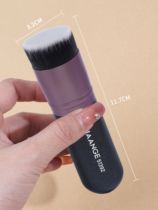 MAANGE%201PCS%20Foundation%20Makeup%20Brush%20Powder%20Concealer%20Blush%20Flat%20Round%20Fluffy%20for%20Liquid%20Cream%20Brushes%20Cosmetic%20Beauty%20Tool%20-%20Image%205
