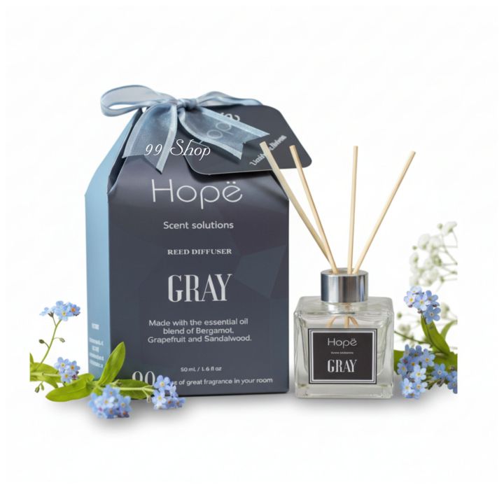 Hope Diffuser Hope scent solution Gray Reed Diffuser (100 ml) | Shop.com.mm