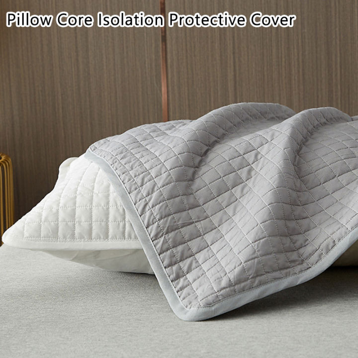1Pc Cotton Pillow Protector Dust Mite Proof Pillow Core Protection Cover Breathable Pillowcase