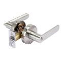Silent Room Door Lock Round Door Lock Interior Door Handle Lock with Lock Core/latch with Key Aluminum Alloy Handle Lock. 