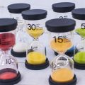 Sand Timer, Hourglass Sand Timers Colorful Minutes Sandglass Timer with Cover for Classroom Home Office 1-30 Minutes Mini Hourglass Timer Children Do Homework Clean Teeth Sandglass Timer Home Decoration Sand Clock Watch Kids Gift. 