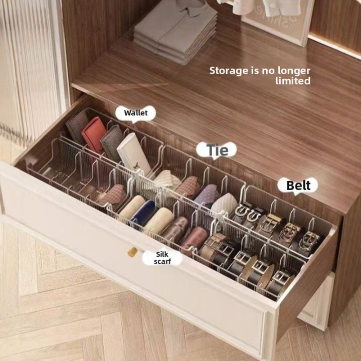 Belt%20Storage%20Box%20Household%20Compartment%20Organizer%20Tie%20Display%20Rack%20Transparent%20Desktop%20Storage%20Case%20for%20Mens%20Belt%20and%20Accessories%20-%20Image%205