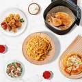 Air Fryer Paper Liners, 50 PCS Non-stick Disposable Liners, Baking Paper for Air Fryer Oil-proof, Water-proof, Food Grade Parchment for Baking Roasting Microwave. 