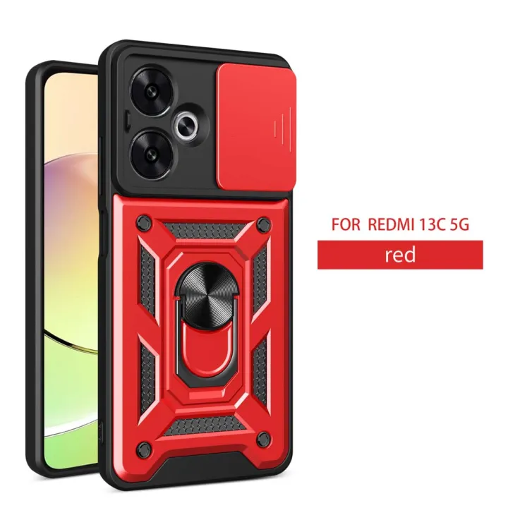 Armored%20Protective%20Shell%20For%20Redmi%2013C%2012C%2010C%209C%2011A%2010A%209A%20With%20Magnetic%20Ring%20Stand%20Phone%20Case%20Camera%20Protection%20-%20Image%207