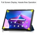 For  Xiaoxin Pad 2022 10.6" Tab M10 Plus 3rd Gen Case TB128FU TB125FU Funda Tablet Tri-Fold Magnetic Stand Cover+Film+Pen. 