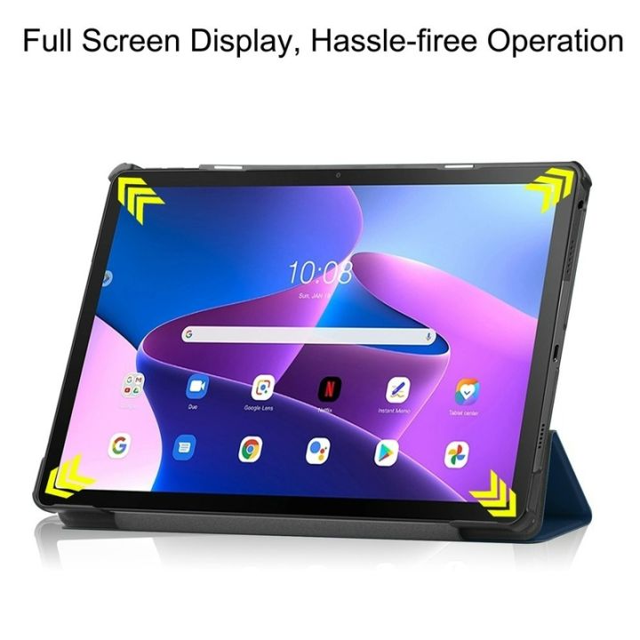 For%20%20Xiaoxin%20Pad%202022%2010.6"%20Tab%20M10%20Plus%203rd%20Gen%20Case%20TB128FU%20TB125FU%20Funda%20Tablet%20Tri-Fold%20Magnetic%20Stand%20Cover+Film+Pen%20-%20Image%205