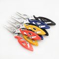 Small Size Fishing Stainless Steel Plier Freshwater Saltwater Hook Remover Scissors Metal Fishing Tackles.