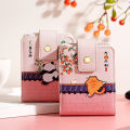 Cartoon Panda /Cat Mini Portable Lipstick Bag With Mirror Chinese Style Small Cosmetic Bag Girl's Travel Makeup Storage Bag Gift. 