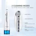 Hangsun Water Flosser Cordless Oral Irrigator Rechargeable Dental Water Jet HOC700 for Teeth Braces with 300ML Water Tank and 4 Jet Tips for Travel & Home Use. 