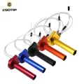 ZSDTRP 7/8" Aluminum Throttle Grip Twist Quick Action Gas Throttle Settle With Cable For Dirt Pit Bike 50cc 110cc 125cc. 