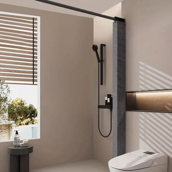Magnetic%20Folding%20Shower%20Curtains%20Polyester%20Waterproof%20Fabric%20Shower%20Curtains%20Suitable%20for%20Family%20Bathroom%20Use%20-%20Image%202