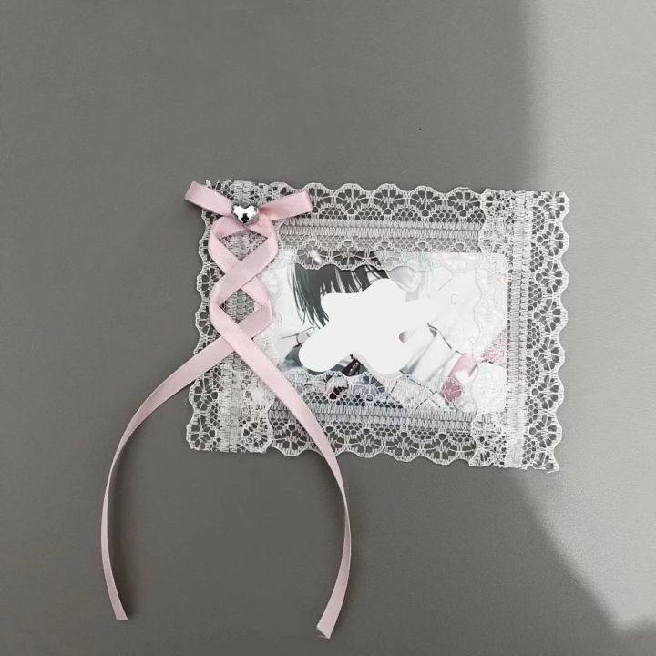 1Pc%20Lace%20Photo%20Card%20Holder,%203inch%20Small%20Cards%20Simple%20Anime%20Cartoon%20Game%20Card%20Holder,%20Fan%20Club%20Idol%20Support%20Collection%20B8%20Small%20Card%20Polaroid%203inch%20Photo%20Display%20Storage%20Card%20Holder,%20Transparent%20Ita%20Bag%20Decoration%20Lolita%20Card%20Holder%20-%20Image%202