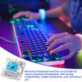 For Backlit Mechanical Keyboard Switches Mechanical Keyboard Replacement Axis Clicky Linear Tactile Silent Cross Shaft Switches. 