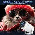 HY300 Pro Projector   💯 Original MAGCUBIC   4K Android 11 Dual Wifi6 260ANSI Allwinner H713 BT5.0 1080P 1280*720P Home Cinema Outdoor Projetor. 