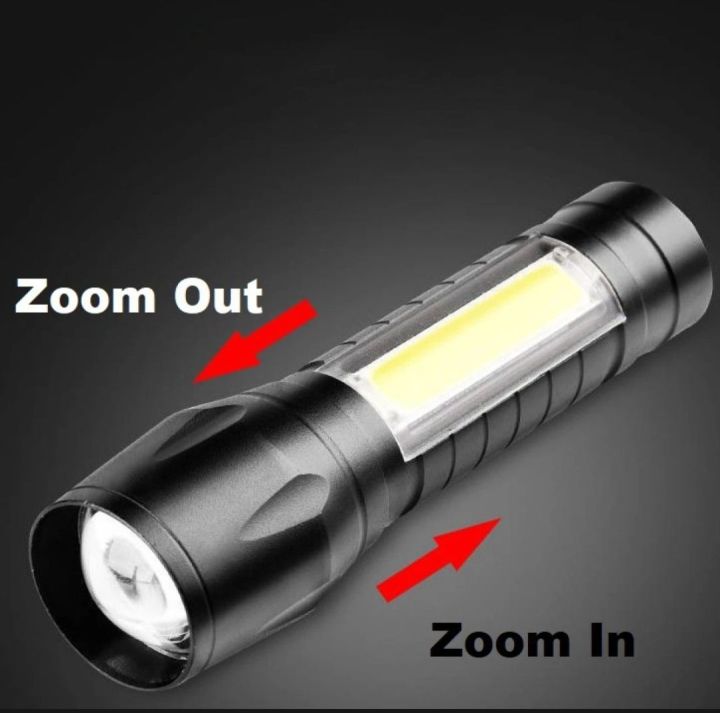 USB%20Rechargeable%20%203%20Mode%20%20Power%20Mini%20LED%20Torchlight%20Torch%20-%20Image%203