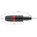 2x Motorcycle Anti Falling Rod Scooter Motorbike CNC Aluminum Engine Shatter Crash Frame Slider Protector Stick Bar 8mm.