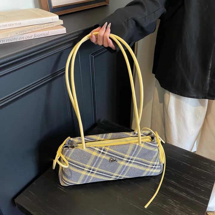 New%20Retro%20American%20Style%20Crossbody%20Bag%20Women's%20Handbag%20Fashionable%20Handheld%20Bag%20Casual%20Single%20Shoulder%20Bag%20Simple%20Style%20Handbag%20-%20Image%203
