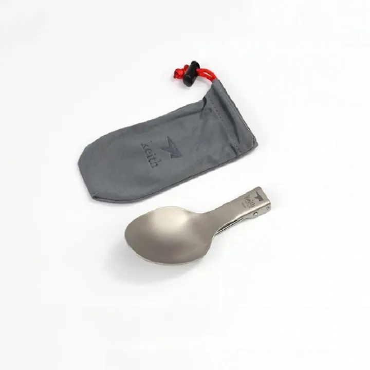 Keith%20Titanium%20Tableware%20Spoon%20Portable%20Healthy%20Lightweight%20Outdoor%20Picnic%20Hiking%20Folding%20Cutlery%20Ti5308%20-%20Image%202