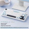 AULA F75 wireless Mechanical Keyboard Reaper Axis Gamer keyboard Customized Hot-Swap 75%Layout OEM Profile Gasket Structure. 