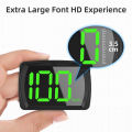 Universal Car HUD Head Up Display GPS Hud Digital Speedometer Big Font Speed Meter KMH for All Car Truck Plug and Play Auto Part. 
