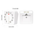 Craft Mechanical Calculagraph Wind Up 60 Minutes Timer 360 Degree Rotating Kitchen Cooking Time Management For Kitchen.