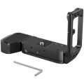 Hand Grip L Plate/Bracket Holder hand Grip for Sony A7IV Quick Release Baseplate & side plate Black. 