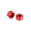 4Pcs 5mm to 7mm/12mm Hex Wheel Hub Adapters Conversion for Axial SCX24 1/24 Wheels on WPL D12 1/10 MN 1/12 RC Car Upgrade Parts.
