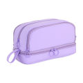 Quadruple Window Pencil Case Large Capacity Stationery Organizer Multi-Layer Compartments for School Office Cosmetic Storage. 