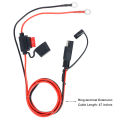 SAE to USB Adapter 5V/2.1A Professional Motorcycle USB Charger with Waterproof Cover SAE Quick Extension Cord Cable Connector. 