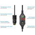 10W Adjustable Aquarium Heater Rod 18-34°C Mini USB Submersible Thermostat Heater with Digital Display for 1 to 5L Fish Tanks. 
