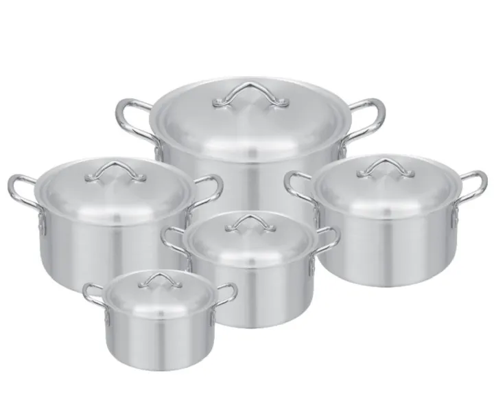 Best%20Aluminum%20Cookware%205%20Pieces%20Kitchen%20Casserole%20Set%20%20Metal%20finish%20Havey%20wait%20/%20Silver%20Pateeli%20Set%20-%2018%20cm%20to%2026%20cm%20-%20Image%202